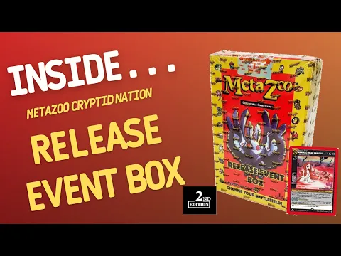 Inside…MetaZoo Release Event Box Cryptid Nation (4K 60fps)