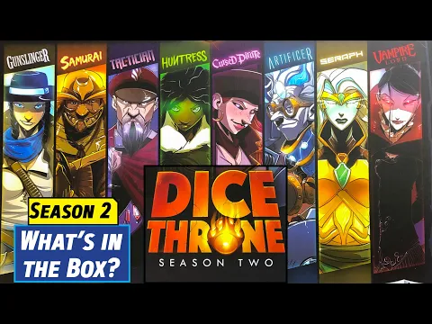 DICE THRONE Season Two Unboxing | What's in the Box?