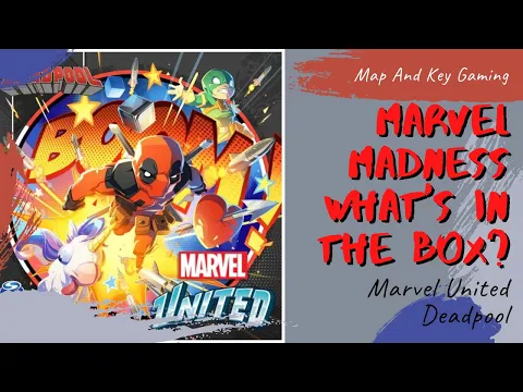 Marvel Madness!!! What's In The Box? Marvel United Deadpool Unboxing