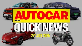 Renault Triber, MG M9, MG Cyberster launched, Magnite crash test and more | News | Autocar India