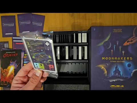 Moonrakers Titan edition unboxing teaser trailer preview overview #kickstarter #boardgames 4k