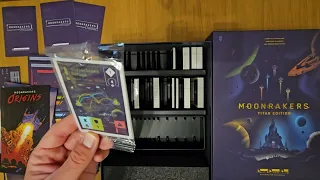 Moonrakers Titan edition unboxing teaser trailer preview overview #kickstarter #boardgames 4k