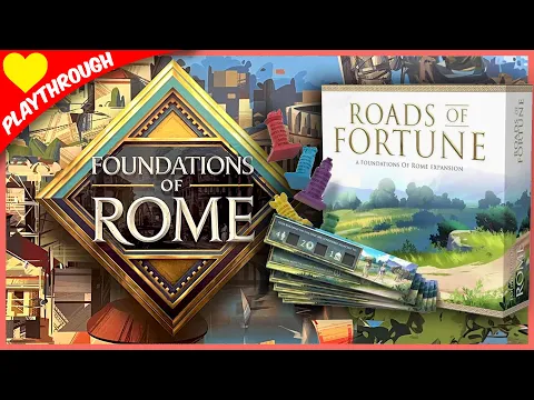 Foundations of Rome w/ Roads of Fortune Live Play w/ Jesse, Joe + Bernie, Matt @ @tabletalkgamers