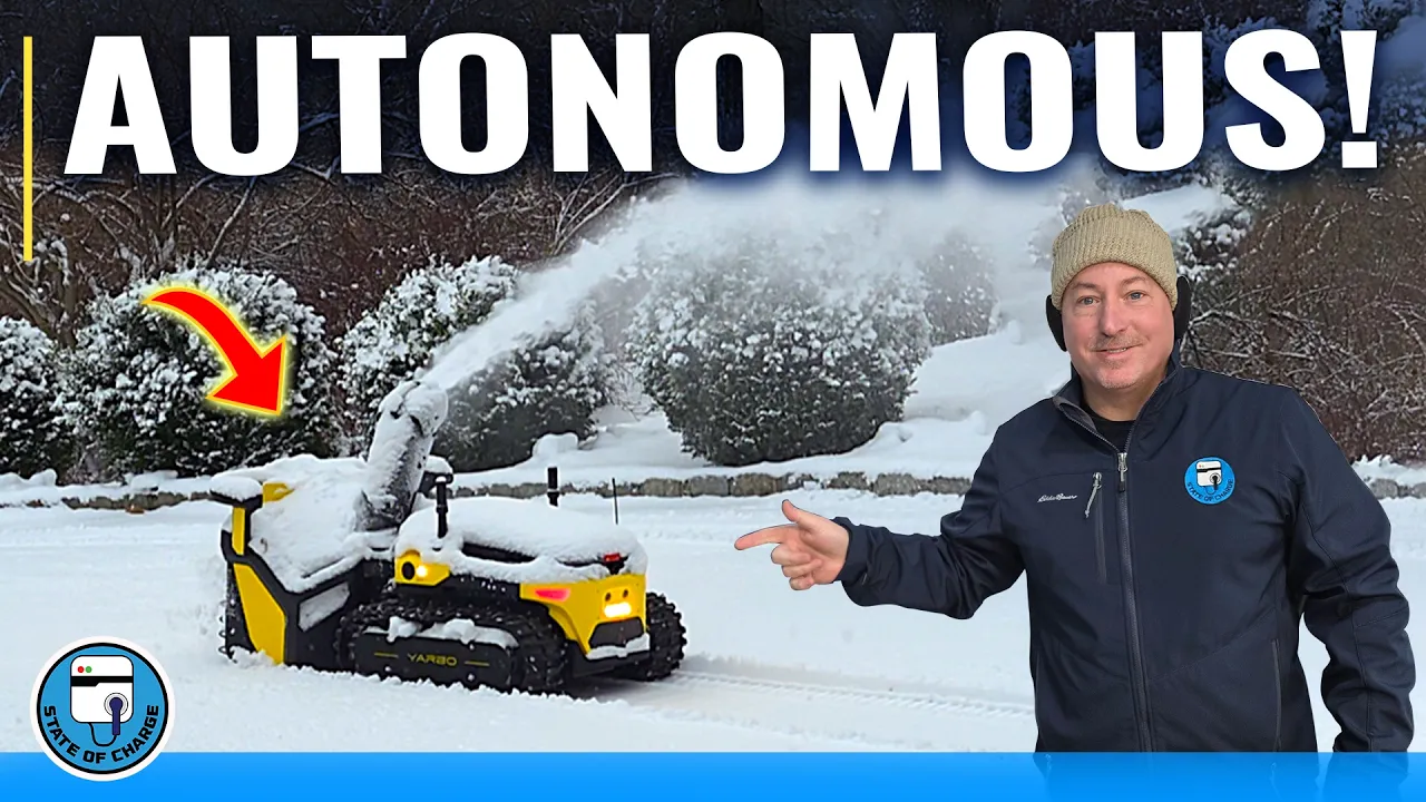 I try Out The Yarbo Autonomous Robotic Snow Blower For The First Time