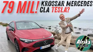 Okända missarna i elbilen som går 79 mil. Provkörning av nya Mercedes CLA! Krossar den Tesla?
