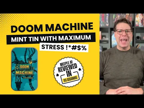 Doom Machine Is Pocket Sized Stress | Solo Board Game Review