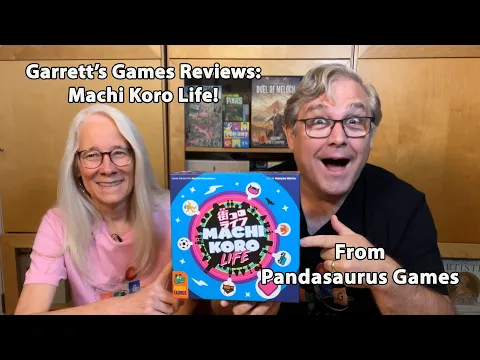 Draft Cards to Gain Points in Life! Garrett's Games Reviews Machi Koro Life from Pandasaurus Games
