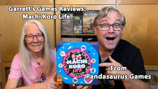 Draft Cards to Gain Points in Life! Garrett's Games Reviews Machi Koro Life from Pandasaurus Games