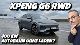 Xpeng G6 RWD Autobahnreichweite und Ladezeit im Test. #automobile