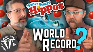 The world's fastest hippos attempt a brand new board game World Record - Lost In The Shuffle