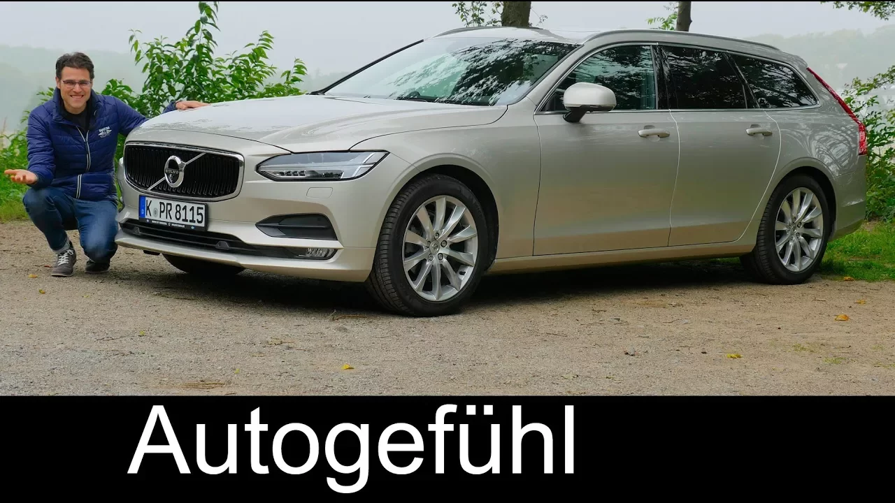 Volvo V90 FULL REVIEW D3 Momentum FWD MHD test 2017/2018 - Autogefühl