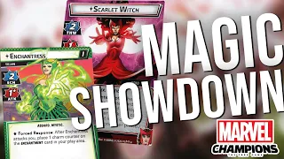 Scarlet Witch (Aggression) vs Expert Enchantress Marvel Champions Live Replay
