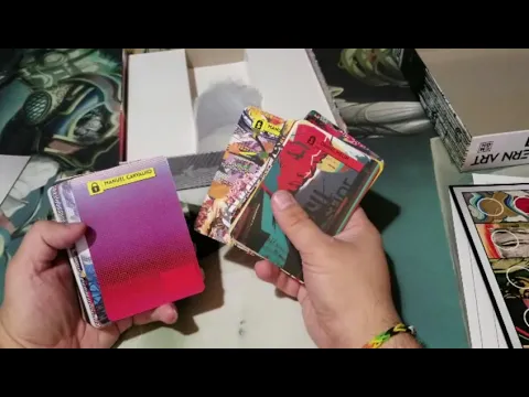 Unboxing video for modern Art
