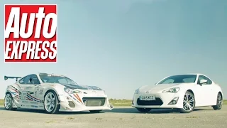 Toyota GT 86 vs Fensport GT86R track battle