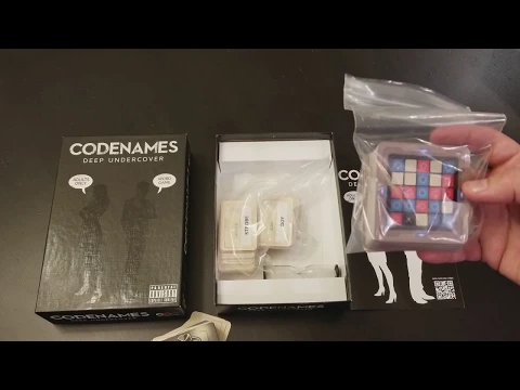 Codenames deep undercover what's in the box