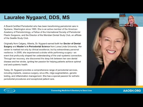 Metabolic Dysfunction and Periodontal Disease by Lauralee Nygaard, DDS, MS