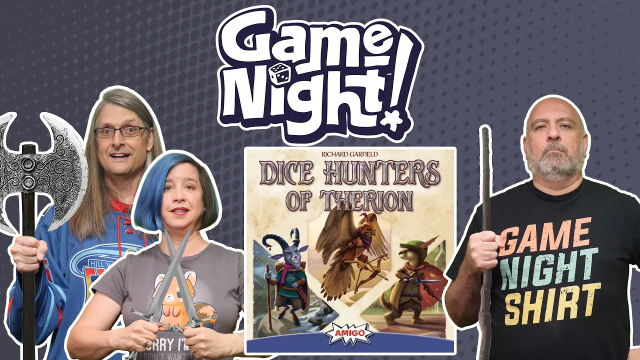 GameNight! S10E36 Dice Hunters of Therion - How to Play and Playthrough