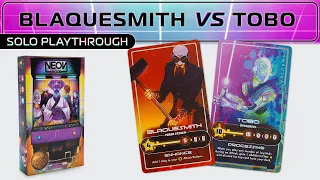 Blaquesmith vs Tobo | Neon Reign | Solo Playthrough Hard Mode