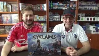 "Cyclades" Η νίκη απαιτεί σεβασμό στους θεούς, επιτραπέζιο παιχνίδι παρουσίαση