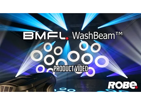 Product video thumbnail for Robe BMFLWB Robe BMFL Washbeam