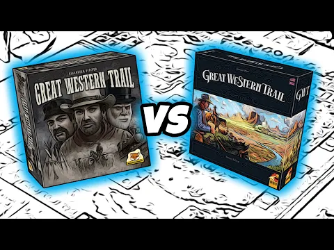 GREAT WESTERN TRAIL 1ST EDITION vs 2ND EDITION | Review and Comparison