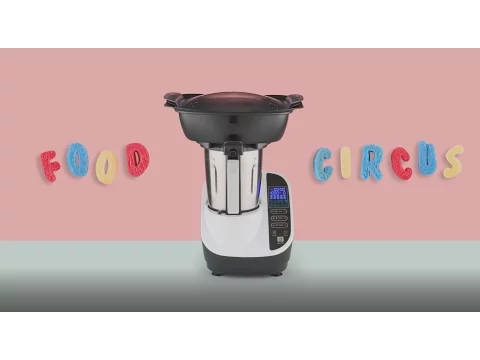 Video zu Klarstein Food Circus Küchenmaschine Dampfgarer 10 Programme 500/1100 W weiß