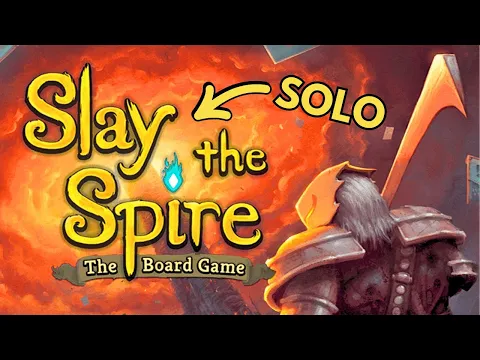 Slay the Spire: The Board Game | Solo Tutorial and Playthrough