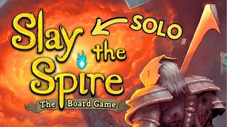 Slay the Spire: The Board Game | Solo Tutorial and Playthrough