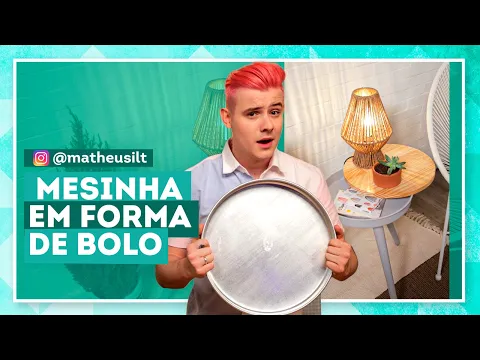 Perna Palito para Mesa Madeira 51cm até 40kg Branco