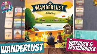 WANDERLUST - Abenteuer im Sommercamp ⭐️ Überblick & Ersteindruck ⭐️ Brettspiel