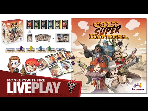 COLT SUPER EXPRESS || LUDONAUTE || BOARD GAME LIVE PLAY