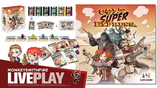 COLT SUPER EXPRESS || LUDONAUTE || BOARD GAME LIVE PLAY