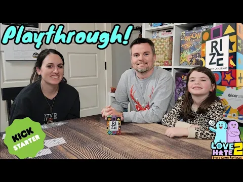 Playthrough of Rize Memory Challenge - Coming to #Kickstarter | Waffle Sandwich Games | Love 2 Hate