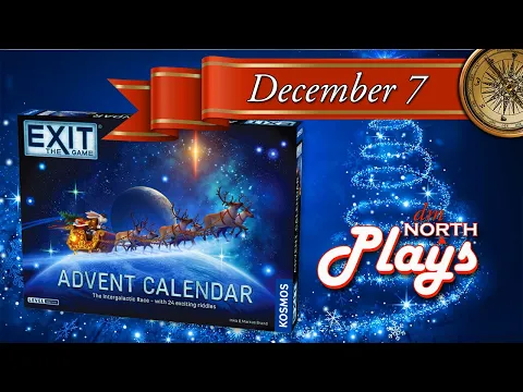 Exit The Game 2025 Advent Calendar: The Intergalactic Race (December 7) Board Game Gameplay