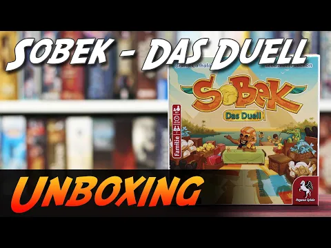 Sobek - Das Duell - Brettspiel Unboxing (Pegasus Spiele)