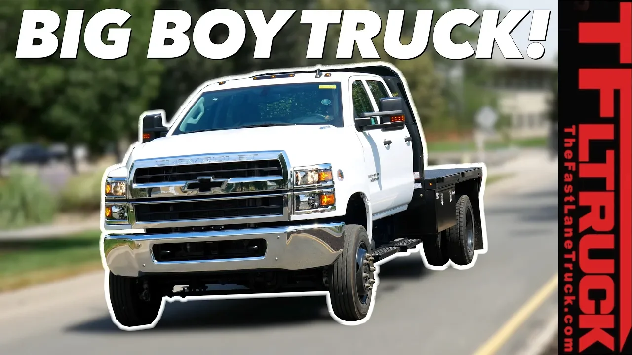 When a Dually Just Won't Do - This Chevy Silverado HS 5500 Is The Biggest Truck GM Builds!