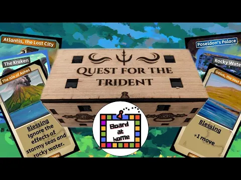Quest For The Trident Playthrough (Board At Home Plays)