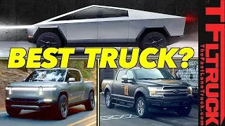 Can the Tesla CYBERTRUCK Compete against the Ford F-150 and Rivian R1T? Let's Find Out!