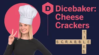 We made some Cheese Cracker Scrabble tiles - Dicebaker board game baking