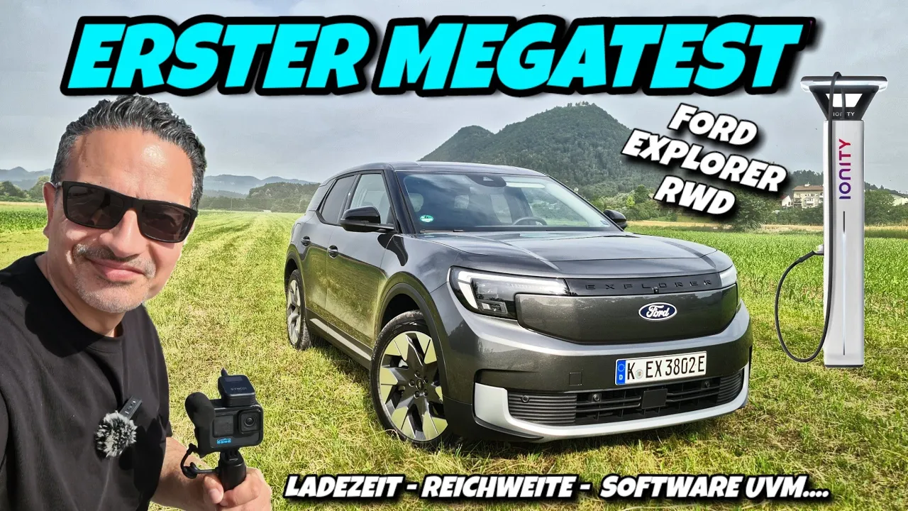 Ford Explorer RWD im Megatest! Reichweite Ladezeit Navi Software vom Elektroauto. aus Köln.
