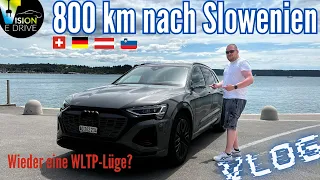 AUDI Q8 e-tron 55 auf Langstrecke - Kann der neue alles besser? [Deutsch 4K] | Vision E Drive Nr.245