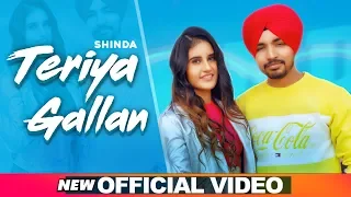 Teriyan Gallan (Official Video) | Shinda | Jassi x | Saurav Sahota | Latest Punjabi Songs 2020