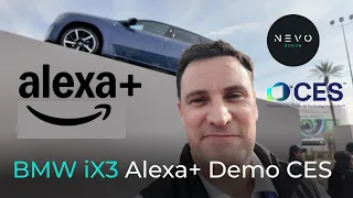 BMW iX3 Alexa+ Demo at CES 2026