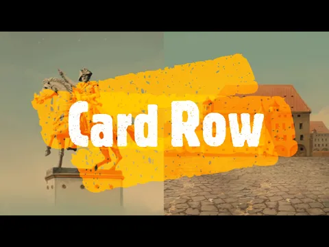 Lesson #1 - Card Row