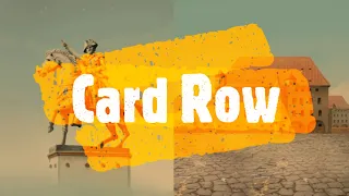 Lesson #1 - Card Row
