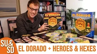 Shut Up & Sit Down reviews: THE QUEST FOR ELDORADO & Heroes & Hexes expansion