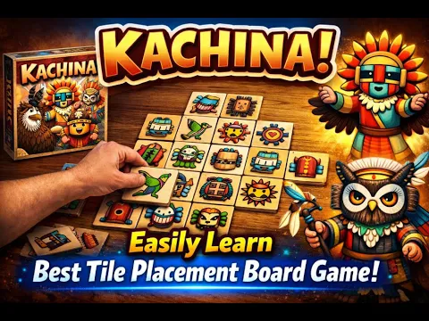 Kachina | Easily Learn Best Tile Placement Board Game!