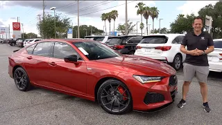 Is the 2023 Acura TLX Type S a BETTER sport sedan than a BMW M340i?