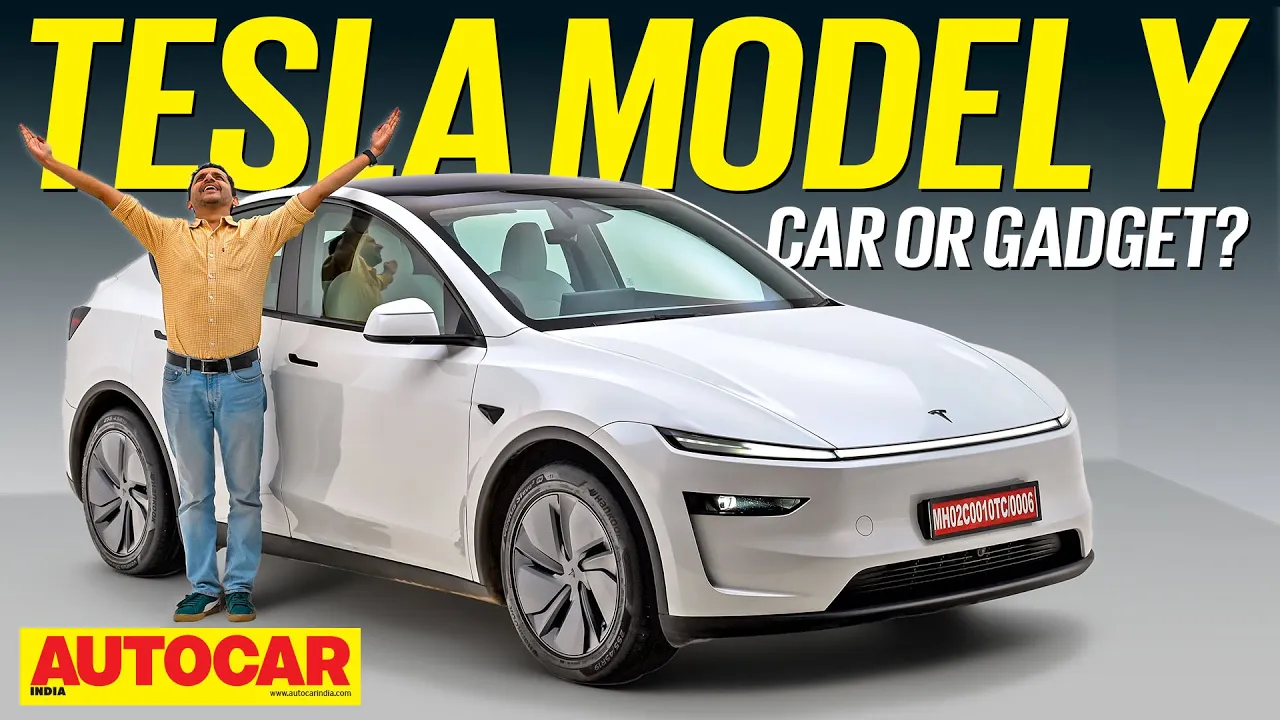 2026 Tesla Model Y Review - high-tech gadget disguised as a car | Autocar India