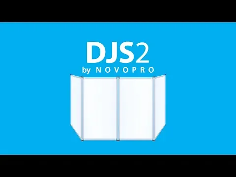 Product video thumbnail for Novopro DJS2 4-Panel White Scrim